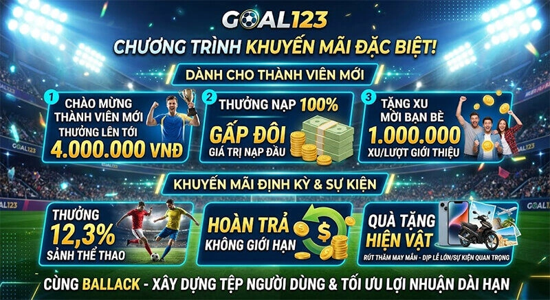 Khuyến mãi Goal123 2026